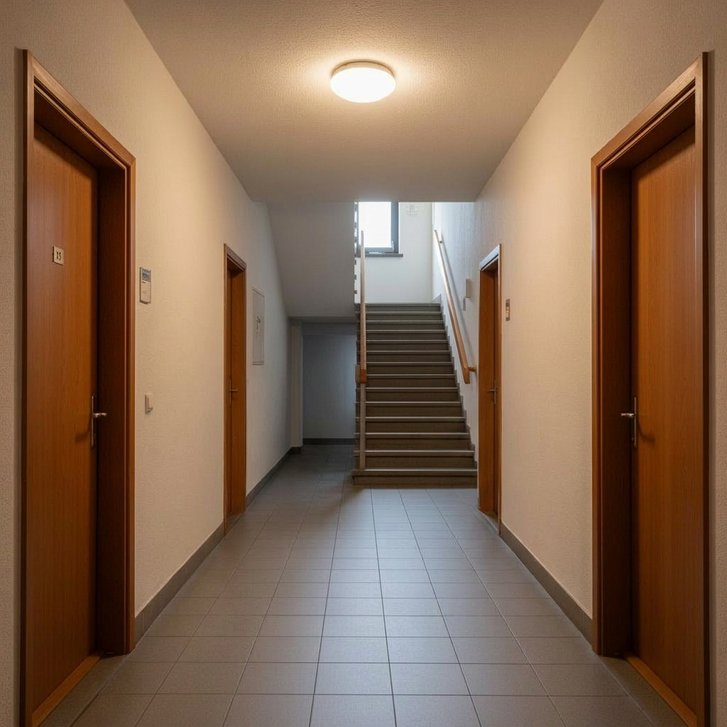 Nachher – sauber geräumter Raum