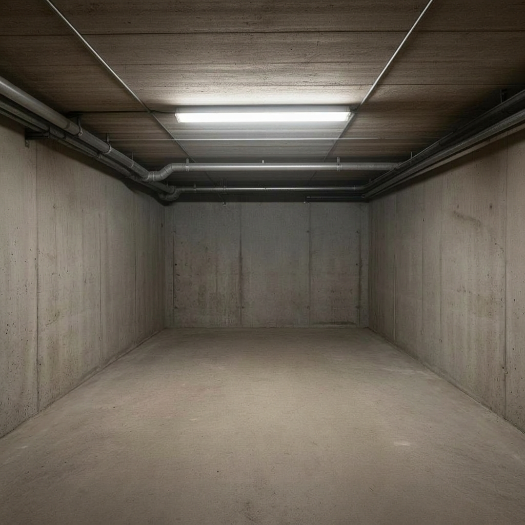 Nachher – sauber geräumter Raum