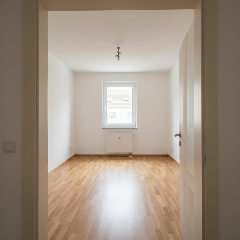 Nachher – sauber geräumter Raum