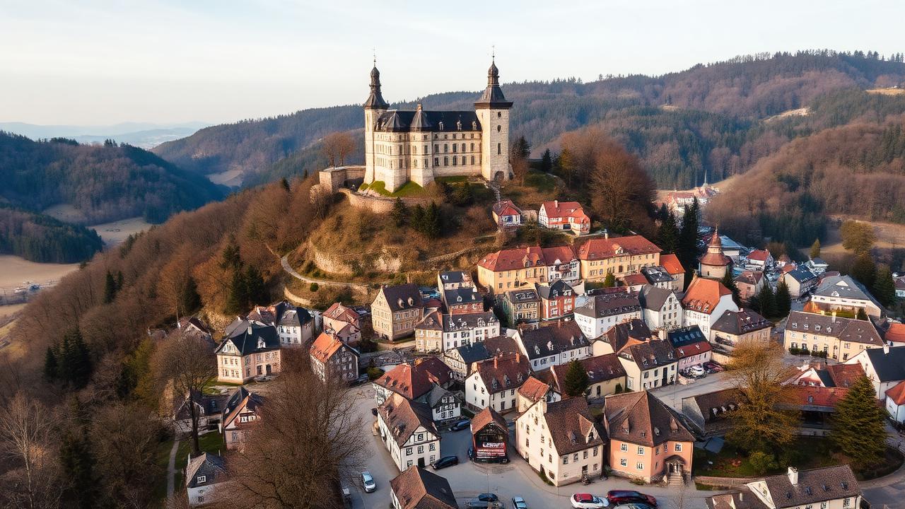 Stadtbild Schwarzenberg