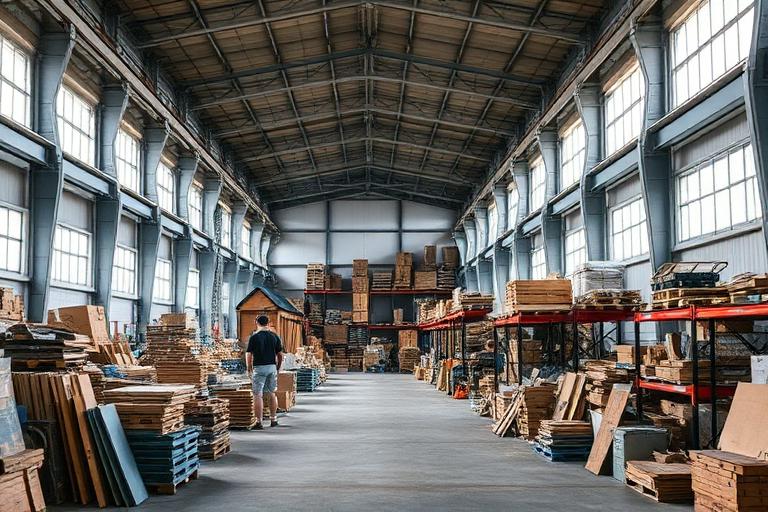 Entrümpelung von Gewerbe & Hallen